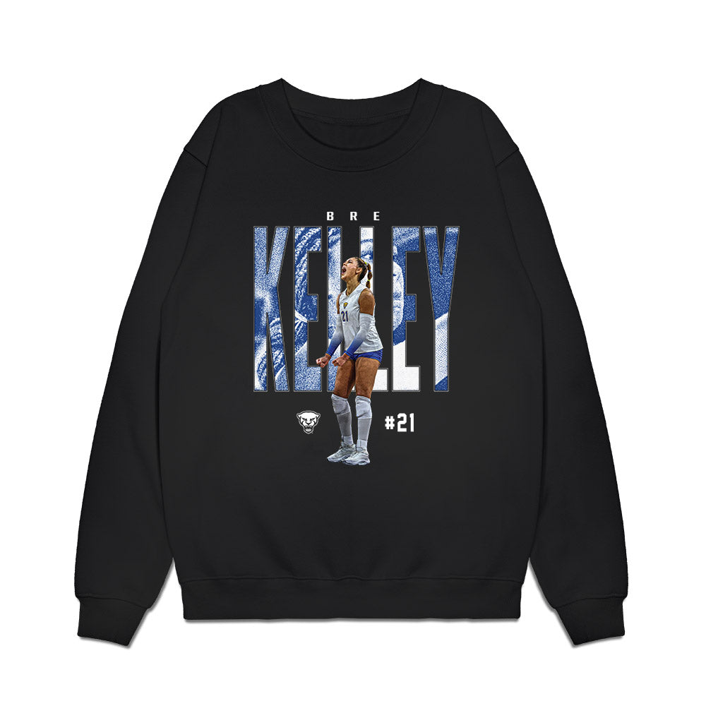 Pittsburgh - NCAA Women's Volleyball : Bre Kelley - Collage Premium Crewneck Sweatshirt-0