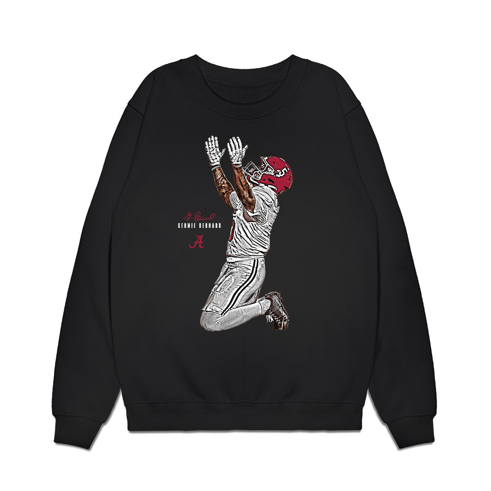 Alabama - NCAA Football : Germie Bernard - Graphic Tee Premium Crewneck Sweatshirt-0