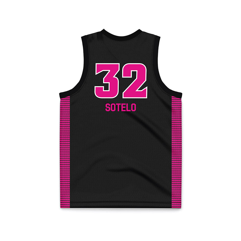 VCU - NCAA Women's Basketball : Lucia Sotelo - Black Basketball Jersey-1