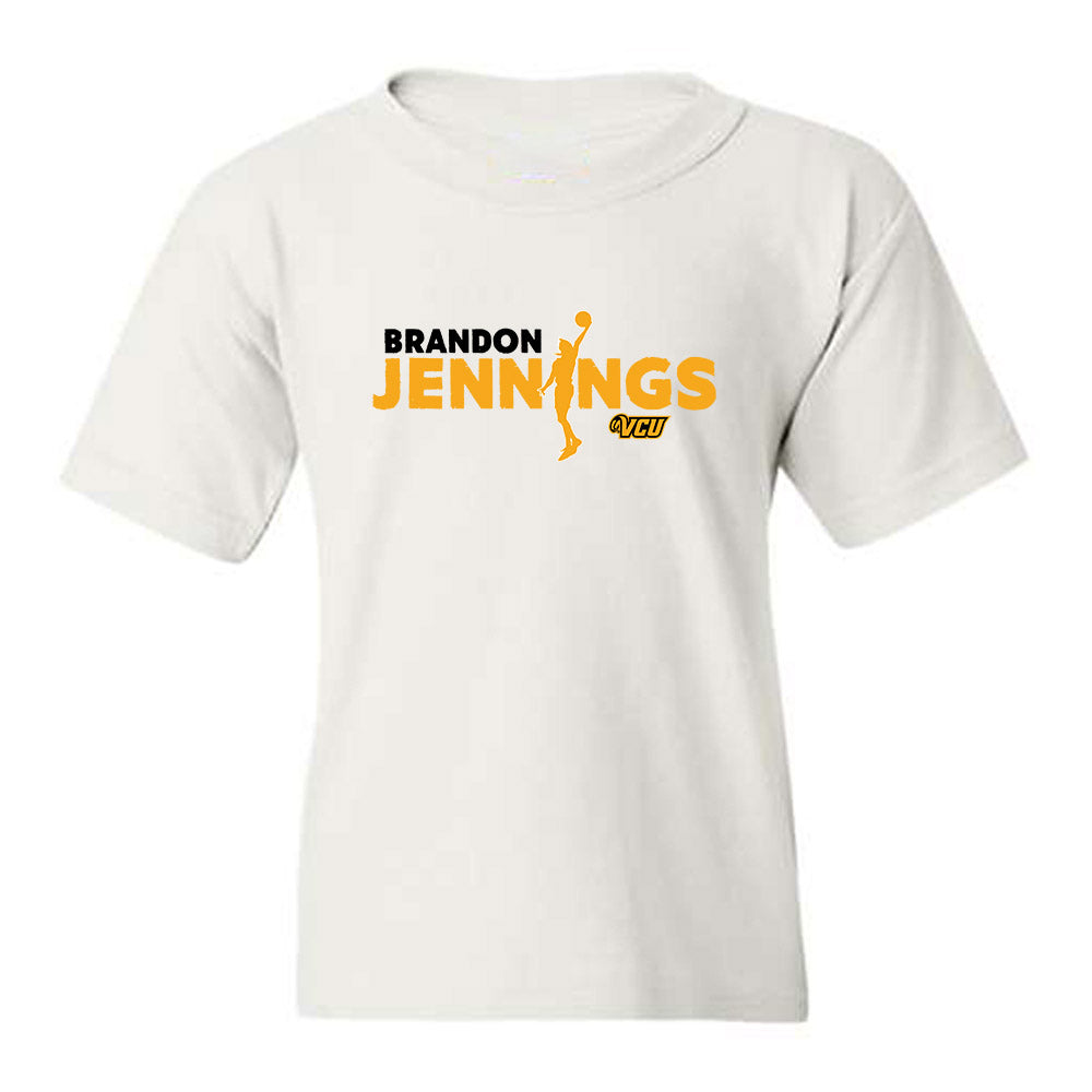 VCU - NCAA Men's Basketball : Brandon Jennings - Graphic Tee Youth T-Shirt-0