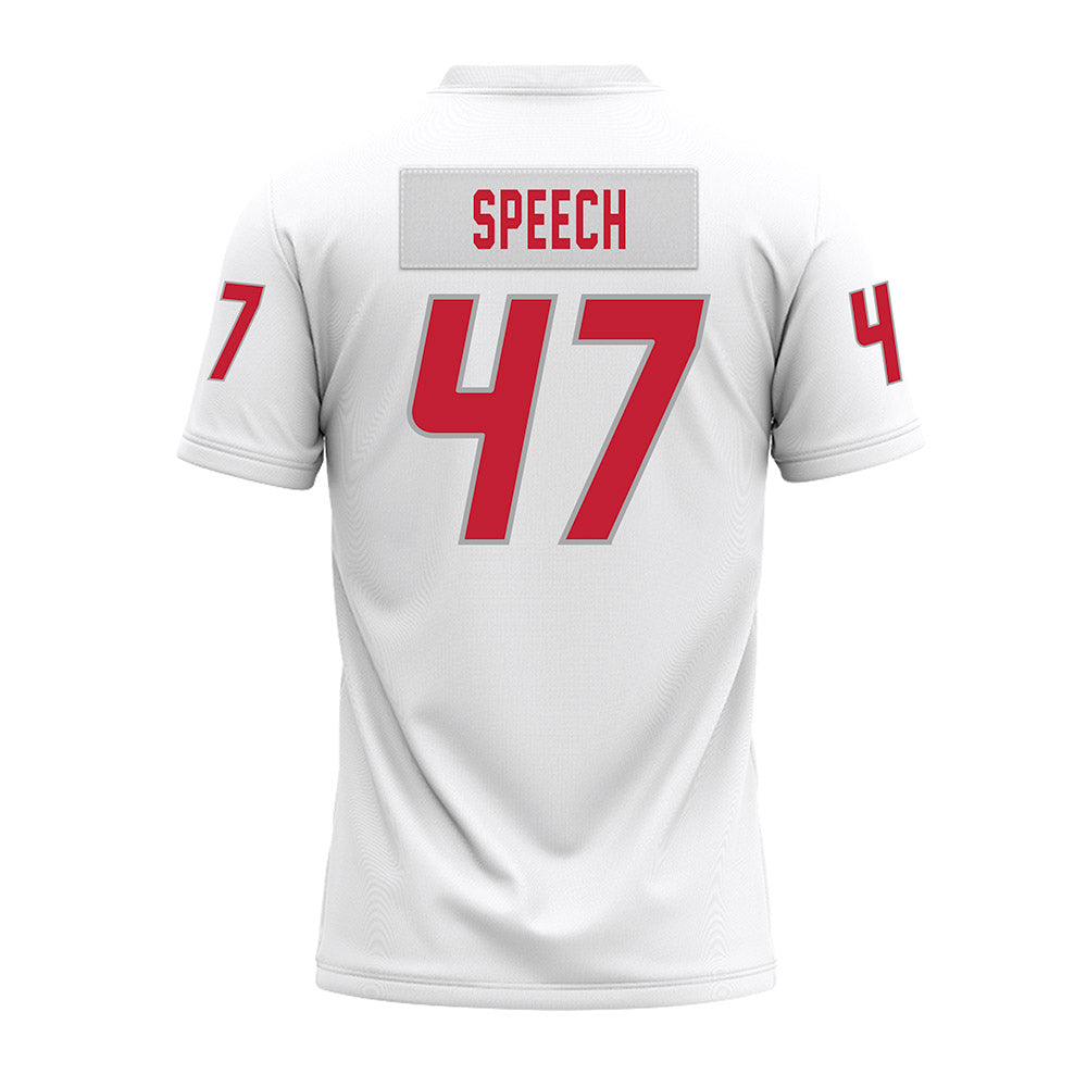 New Mexico - NCAA Football : Drew Speech - White Premium Football Jersey-1
