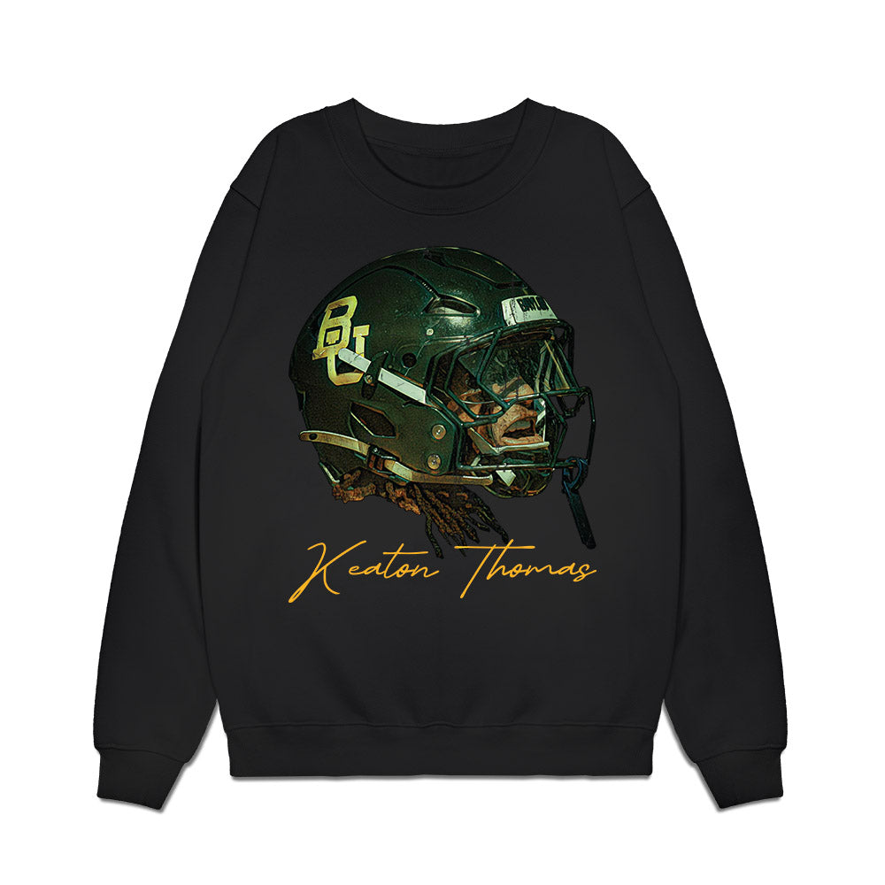 Baylor - NCAA Football : Keaton Thomas - Game Face Premium Crewneck Sweatshirt-0