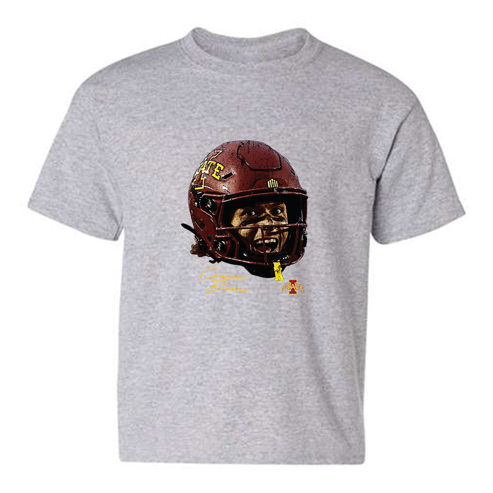 Iowa State - NCAA Football : Carson Brown - Game Face Youth T-Shirt-0