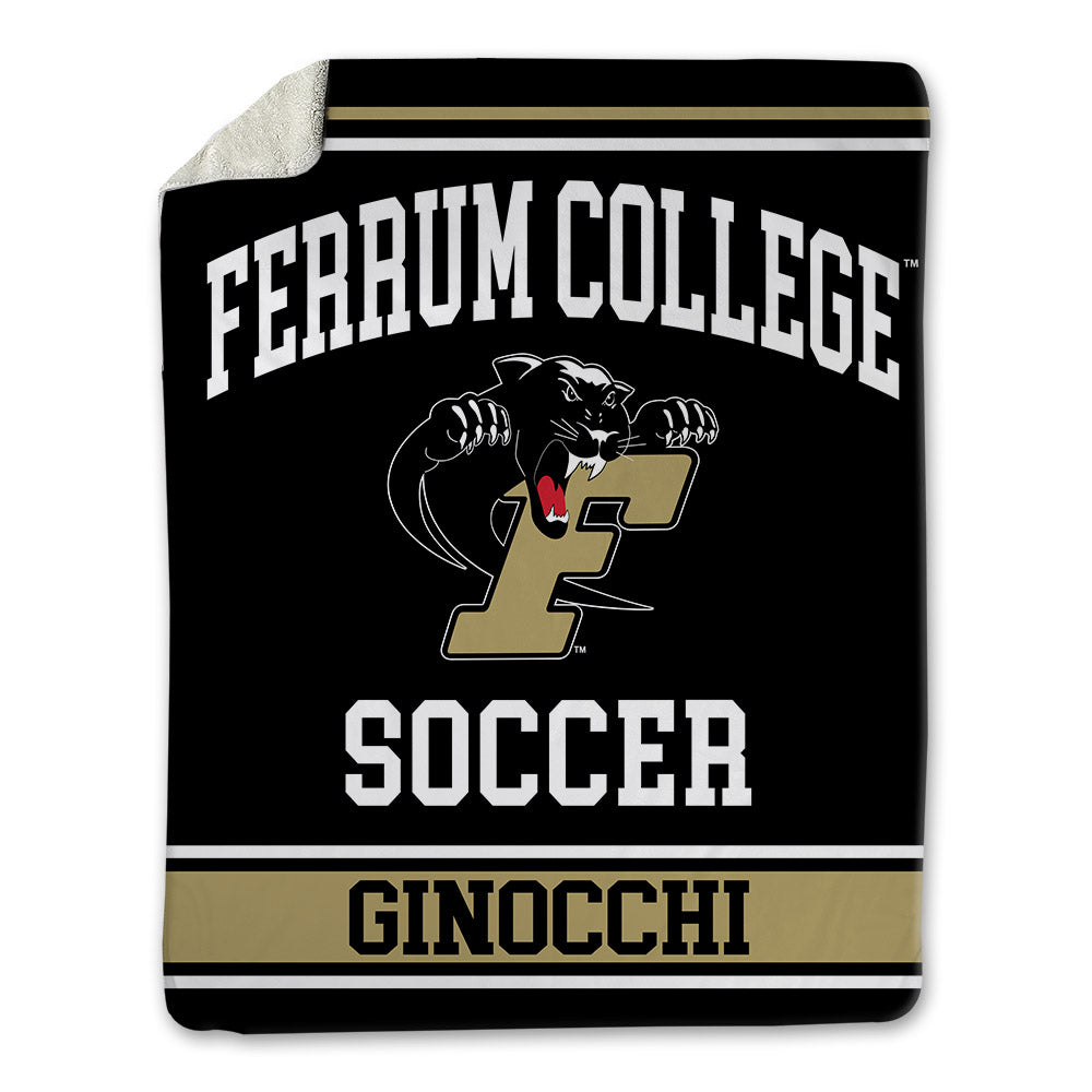 Ferrum - NCAA Men's Soccer : Daniel Ginocchi - Blanket-0