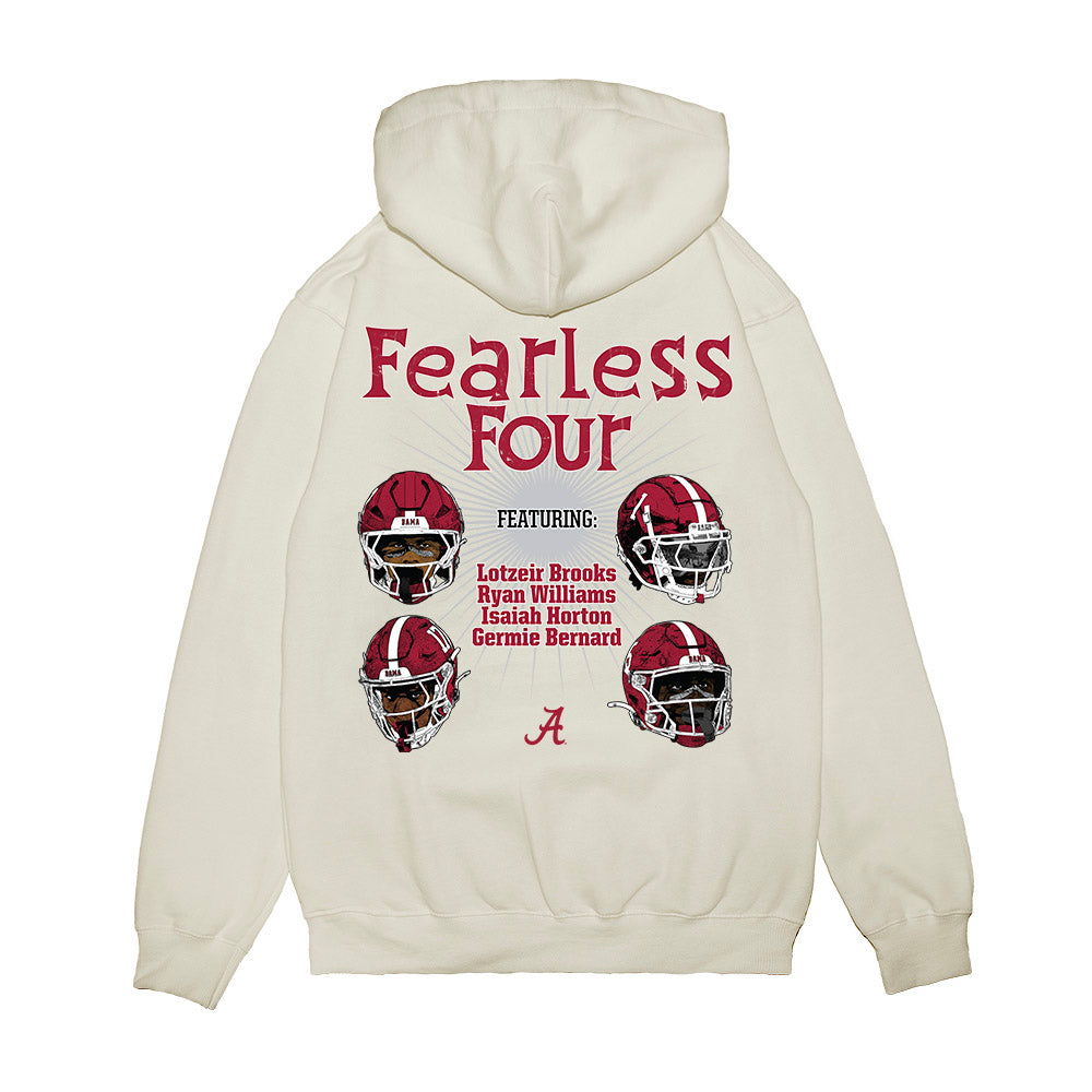 Alabama - NCAA Football : - Fearless Four Premium Hooded Sweatshirt-1