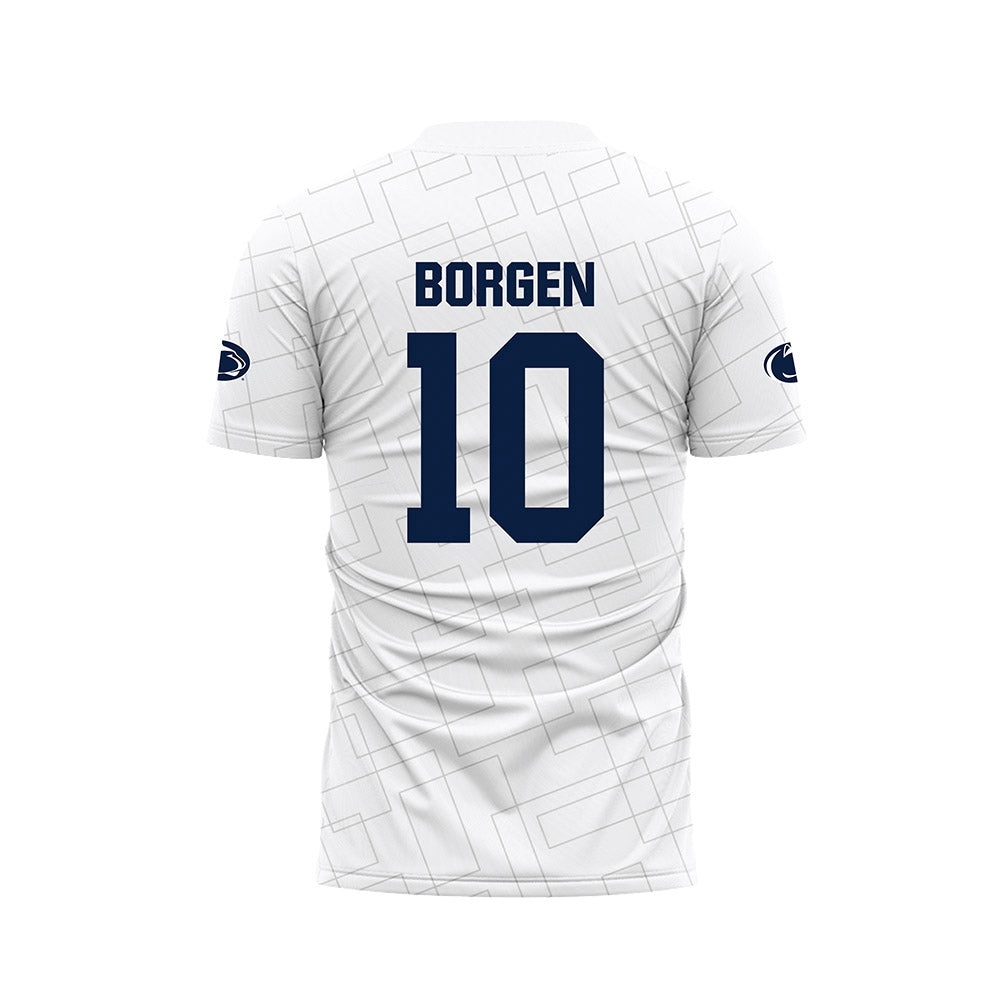Penn State - NCAA Women's Soccer : Olivia Borgen - White Soccer Jersey-1