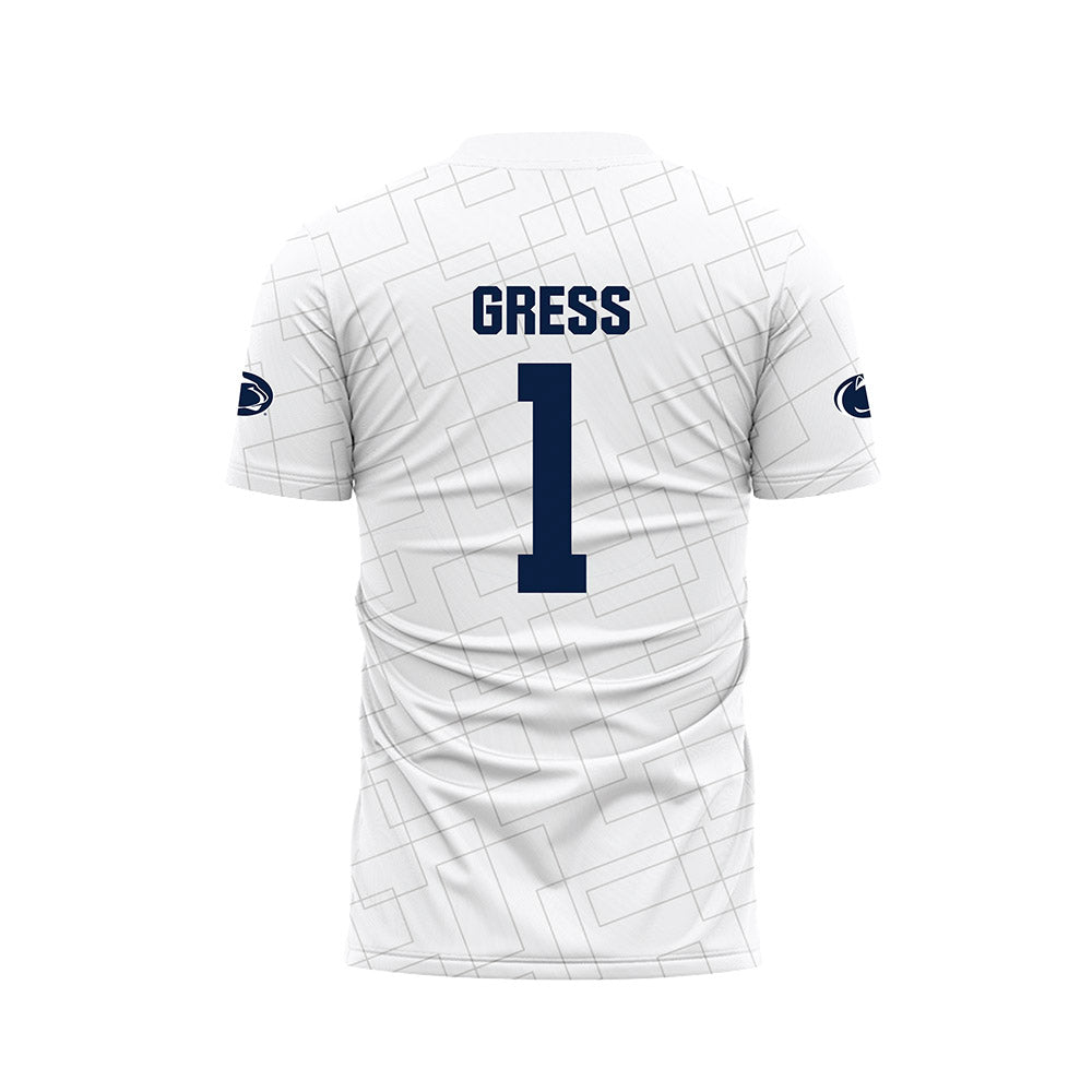 Penn State - NCAA Women's Soccer : Mackenzie Gress - White Soccer Jersey-1