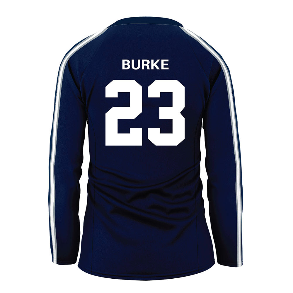 Penn State - NCAA Women's Volleyball : Catherine Burke - Navy Volleyball Jersey-1