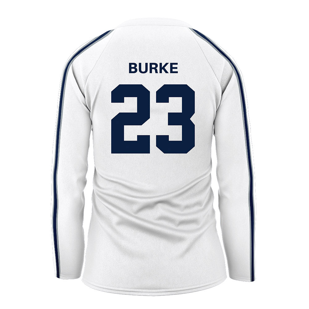 Penn State - NCAA Women's Volleyball : Catherine Burke - White Volleyball Jersey-1