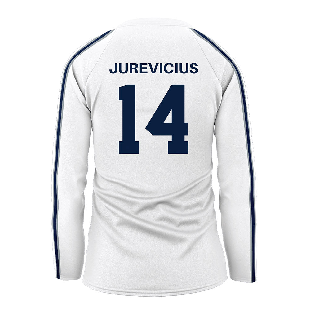 Penn State - NCAA Women's Volleyball : Caroline Jurevicius - White Volleyball Jersey-1