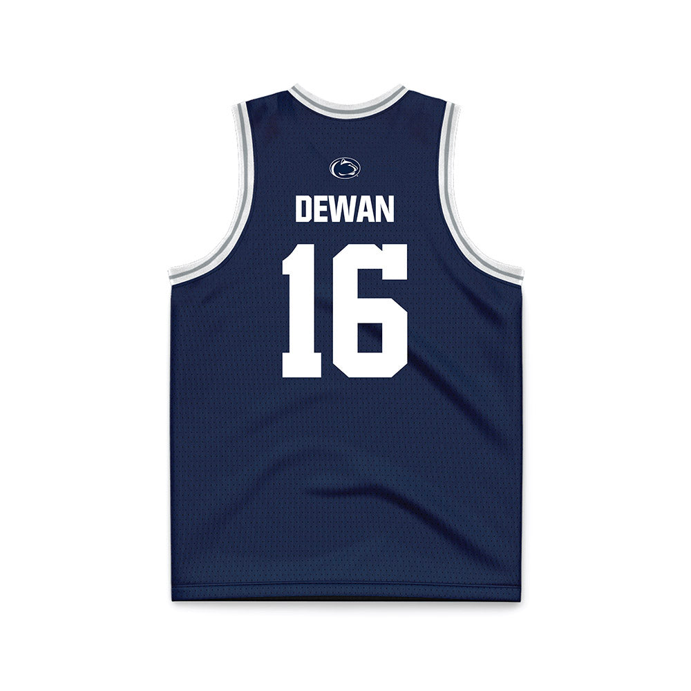 Penn State - NCAA Women's Field Hockey : Elise DeWan - Navy Basketball Jersey-1