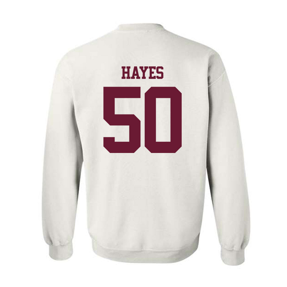 Texas A&M - NCAA Football : Dayon Hayes - Statement Shersey Crewneck Sweatshirt-1