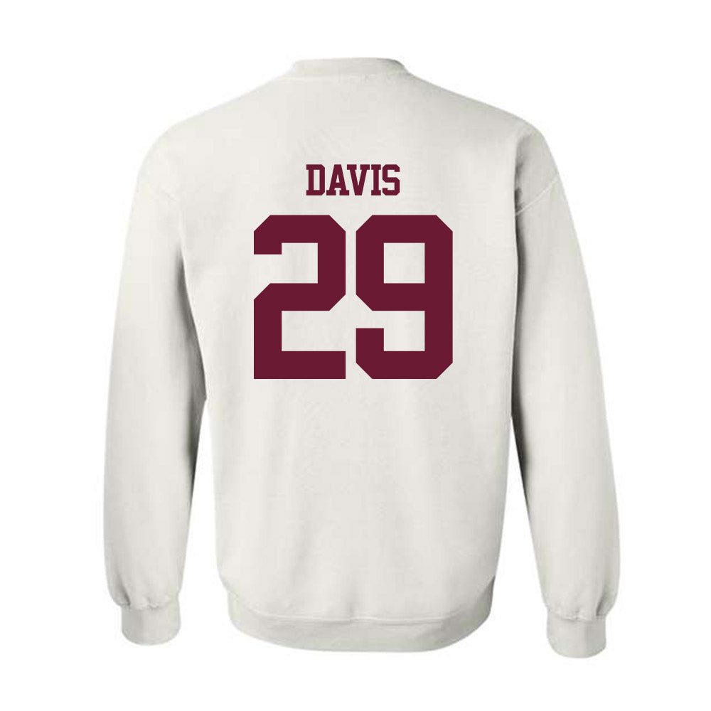 Texas A&M - NCAA Football : Myles Davis - Statement Shersey Crewneck Sweatshirt-1