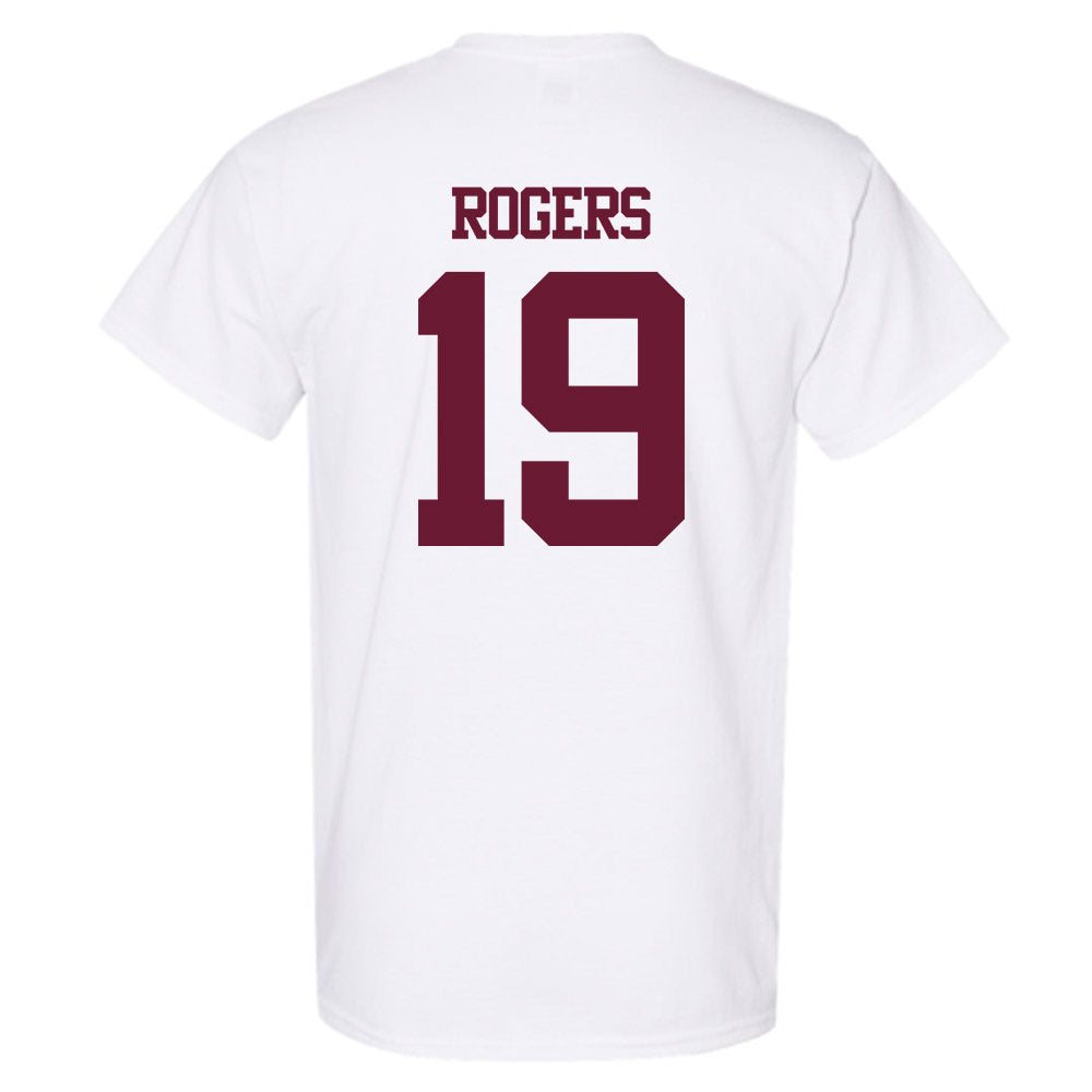 Texas A&M - NCAA Football : Bravion Rogers - Statement Shersey T-Shirt-1