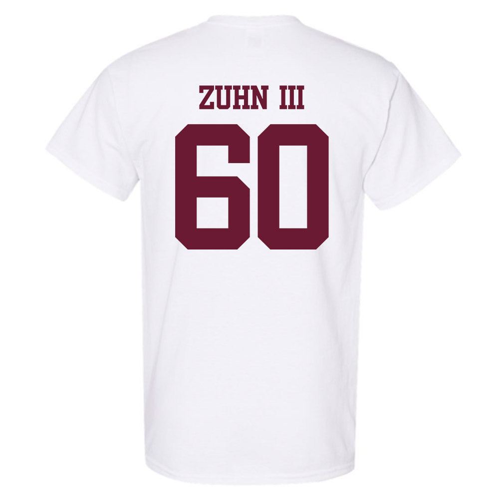 Texas A&M - NCAA Football : Trey Zuhn III - Statement Shersey T-Shirt-1