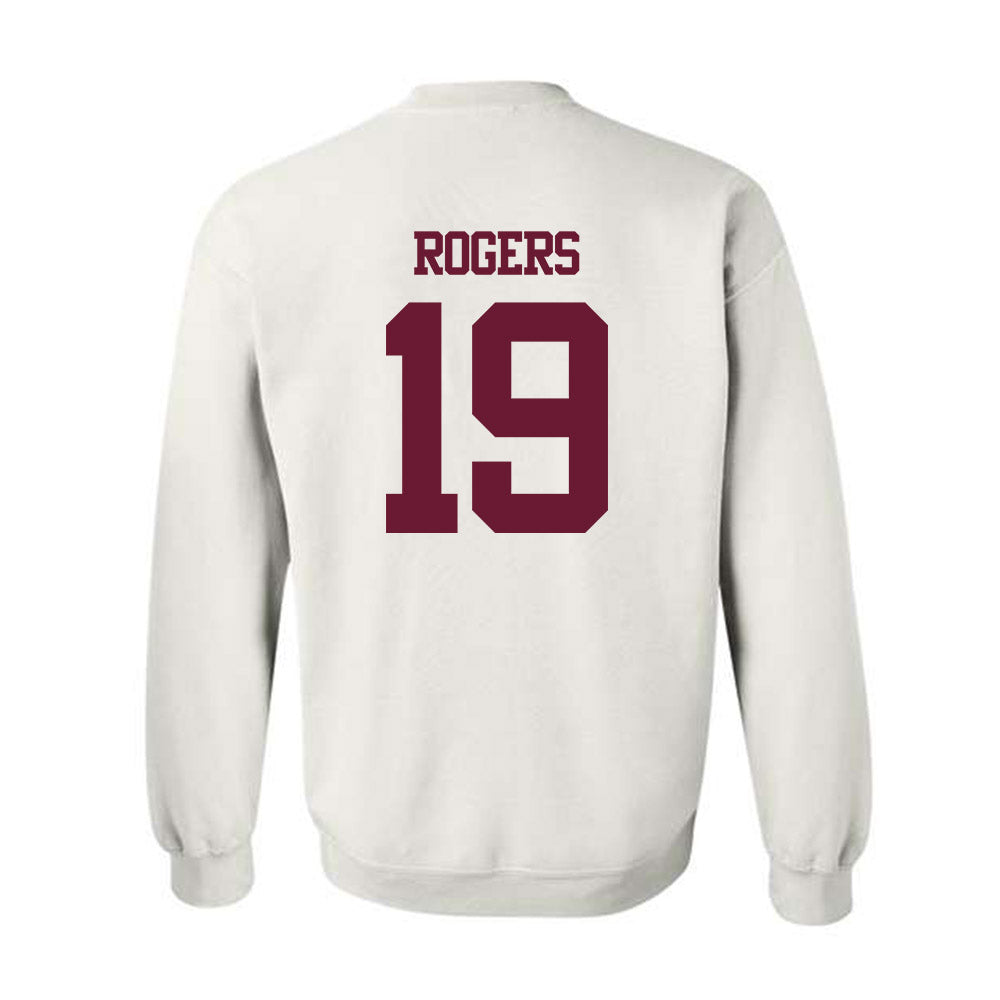 Texas A&M - NCAA Football : Bravion Rogers - Statement Shersey Crewneck Sweatshirt-1