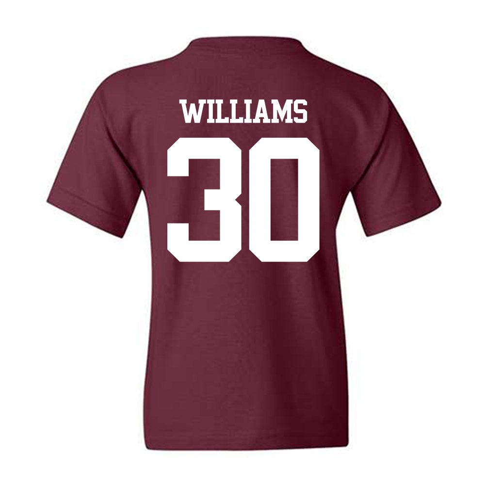 Texas A&M - NCAA Football : Solomon Williams - Statement Shersey Youth T-Shirt-1