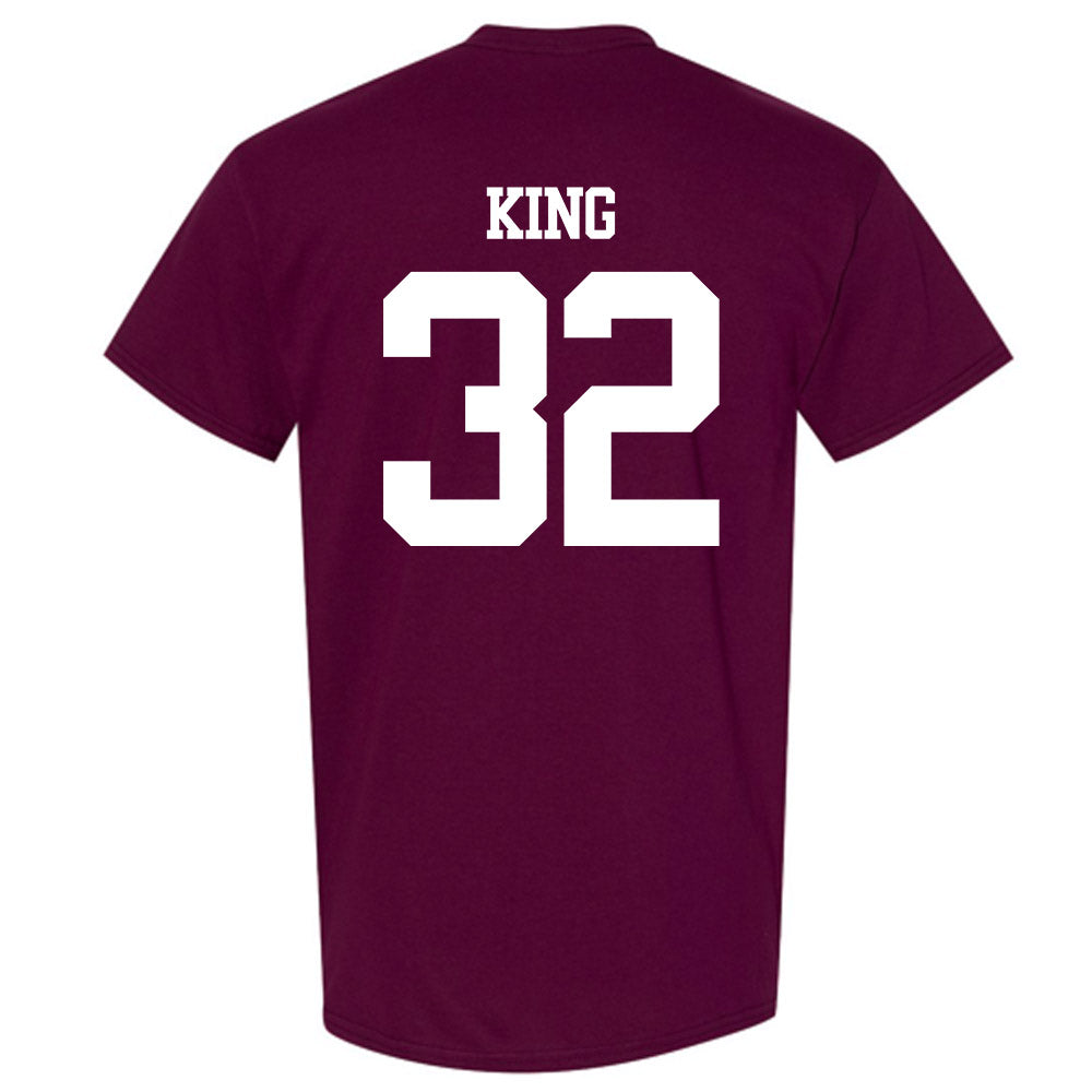 Texas A&M - NCAA Football : Taiyion King - Statement Shersey T-Shirt-1