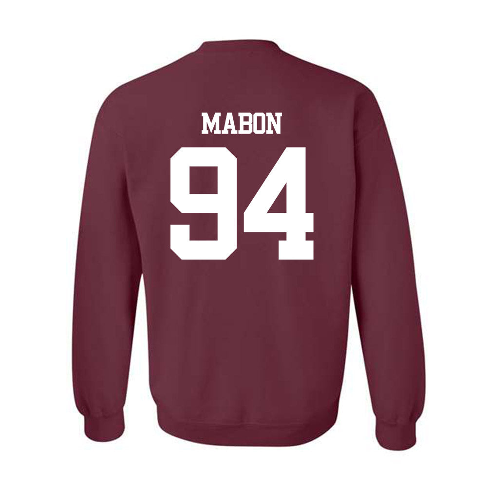 Texas A&M - NCAA Football : Nathan Mabon - Statement Shersey Crewneck Sweatshirt-1