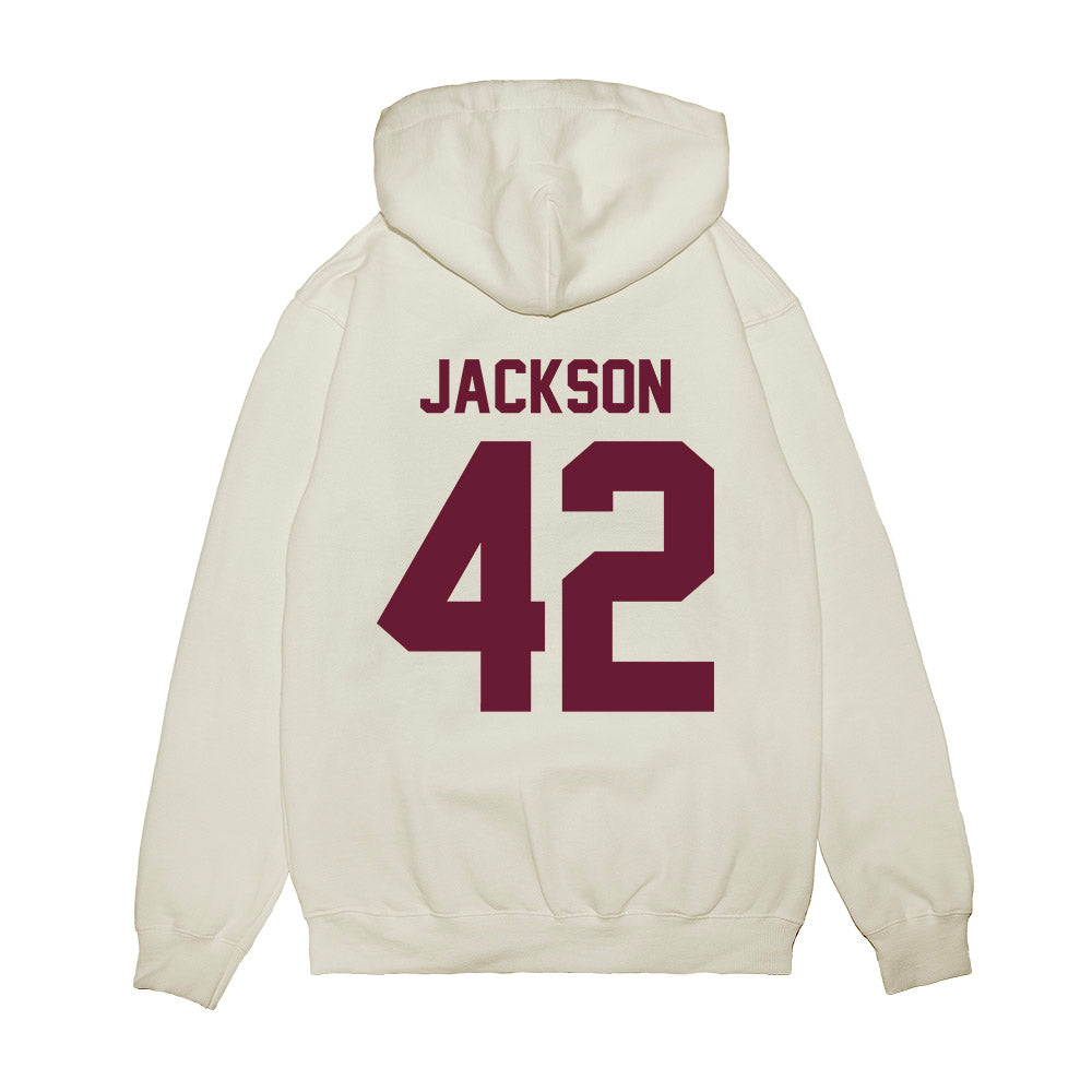 Texas A&M - NCAA Football : Kendall Jackson - Vintage Premium Hooded Sweatshirt-1