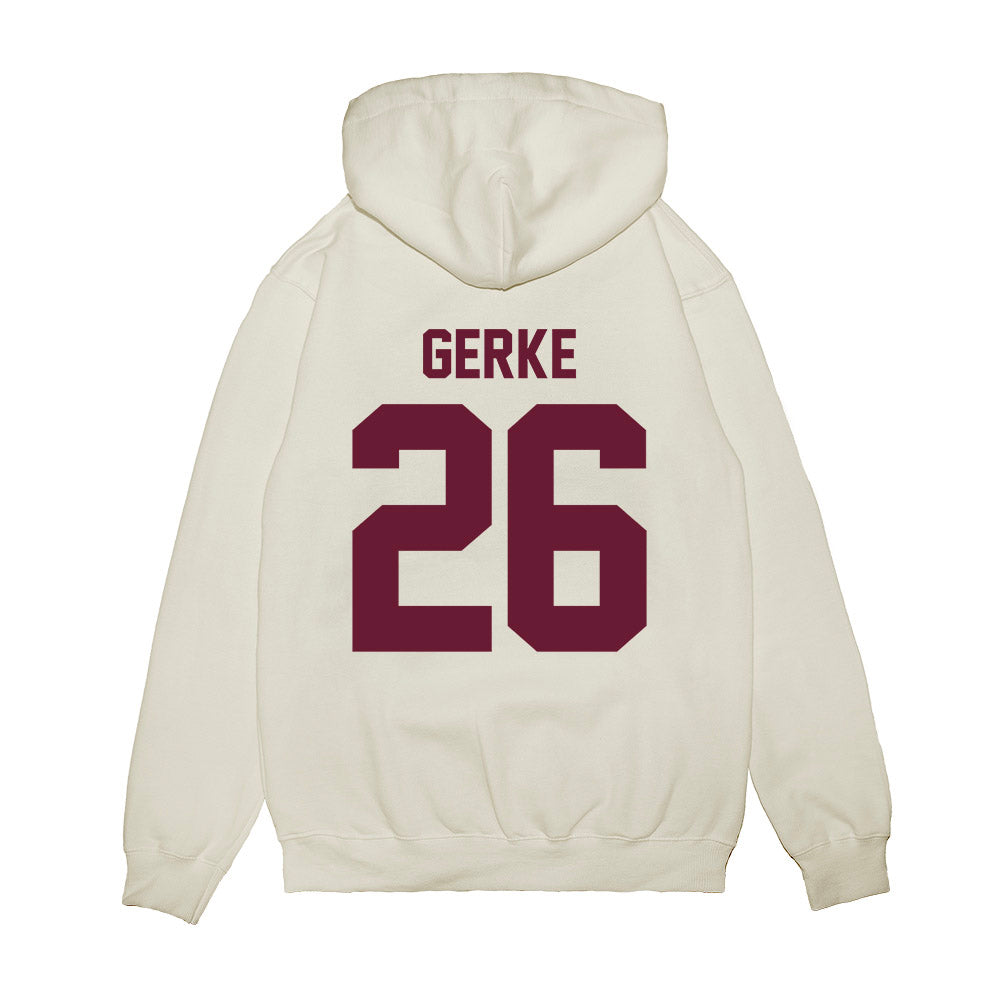 Texas A&M - NCAA Football : Layne Gerke - Vintage Premium Hooded Sweatshirt-1