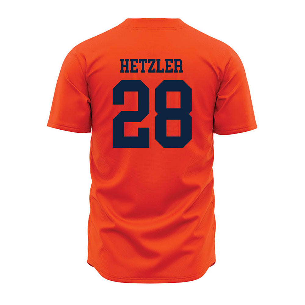 Auburn - NCAA Baseball : Ryan Hetzler - Orange Jersey-1