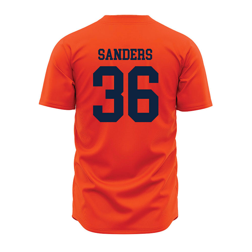 Auburn - NCAA Baseball : Jackson Sanders - Orange Jersey-1