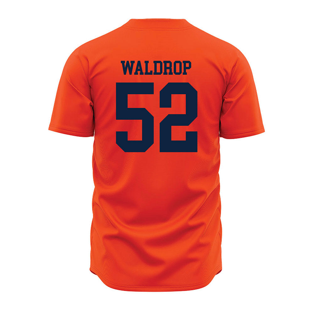 Auburn - NCAA Baseball : Tanner Waldrop - Orange Jersey-1