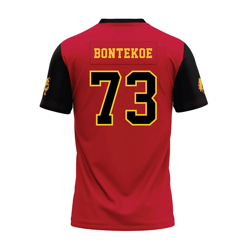 Ferris State - NCAA Football : Mack Bontekoe - Red Premium Football Jersey-1