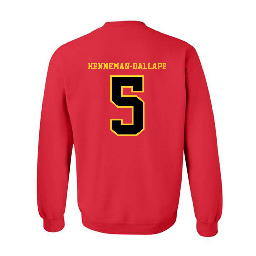 Ferris State - NCAA Women's Volleyball : Olivia Henneman-Dallape - Replica Shersey Crewneck Sweatshirt-1
