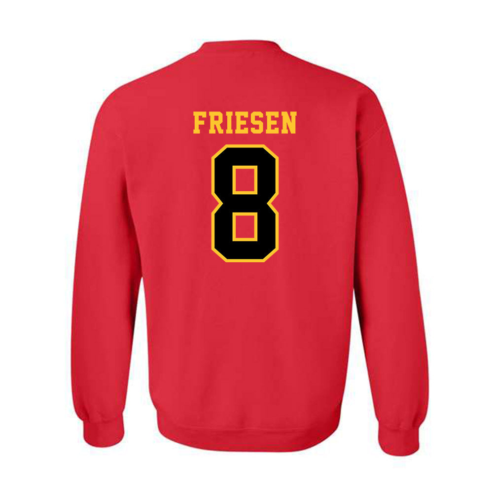 Ferris State - NCAA Football : Kade Friesen - Replica Shersey Crewneck Sweatshirt-1