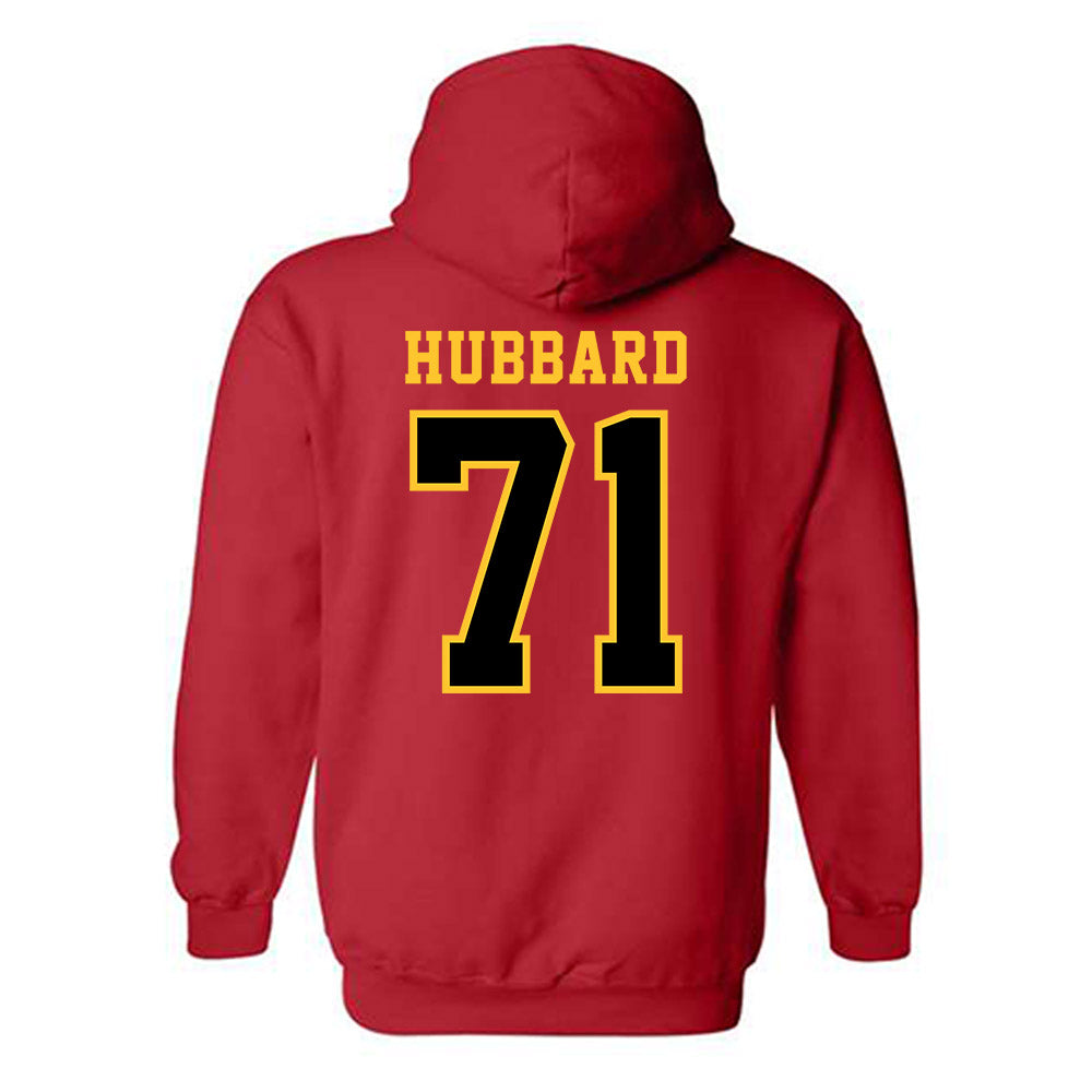 Ferris State - NCAA Football : Bubba Hubbard - Replica Shersey Hooded Sweatshirt-1