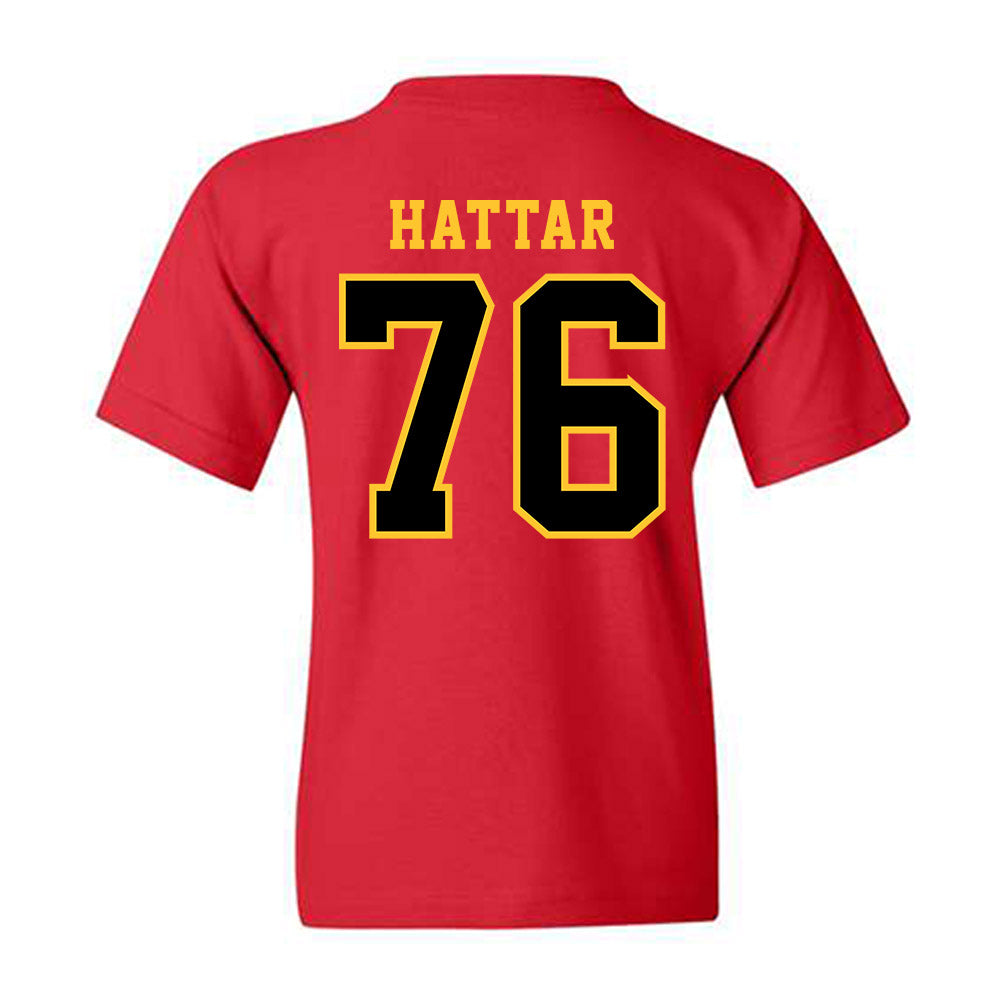 Ferris State - NCAA Football : Lawrence Hattar - Replica Shersey Youth T-Shirt-1