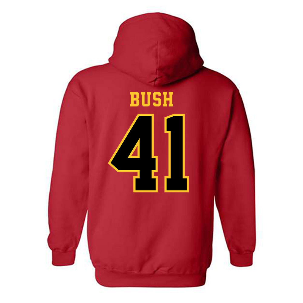 Ferris State - NCAA Football : Michael Bush - Replica Shersey Hooded Sweatshirt-1