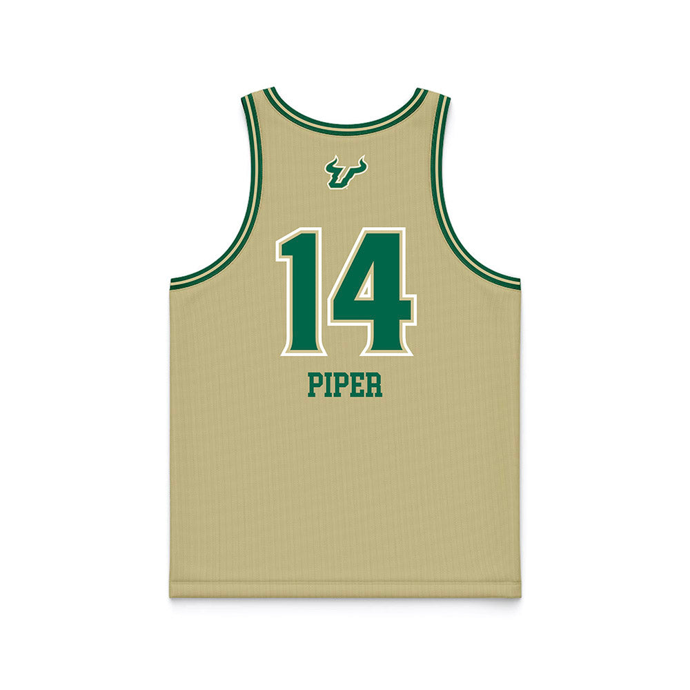USF - NCAA Women's Basketball : Ines Piper - Sand Basketball Jersey-1
