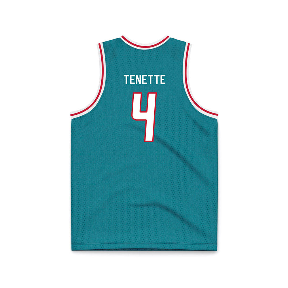 New Mexico - NCAA Men's Basketball : Uriah Tenette - Turquoise Basketball Jersey-1