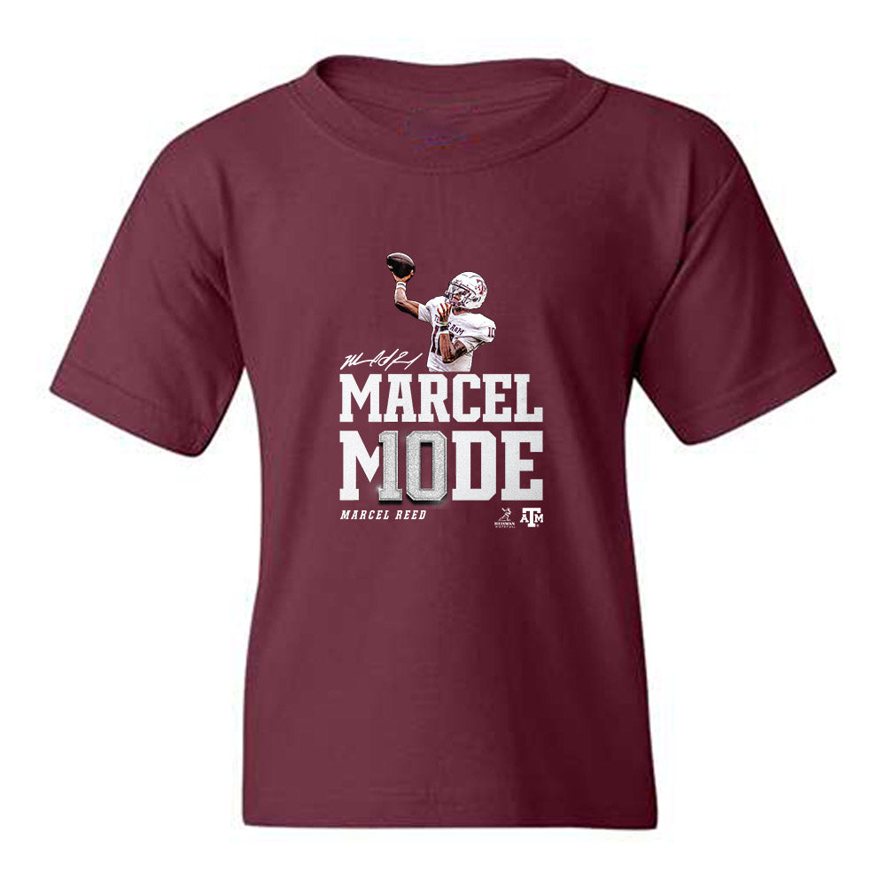 Texas A&M - NCAA Football : Marcel Reed - Heisman Youth T-Shirt-0