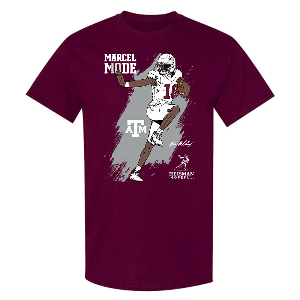 Texas A&M - NCAA Football : Marcel Reed - Heisman Stance T-Shirt-0