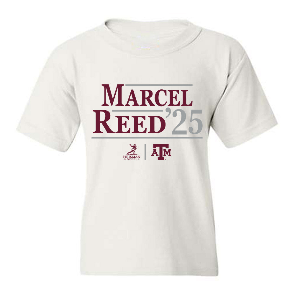 Texas A&M - NCAA Football : Marcel Reed - Heisman Campaign Youth T-Shirt-0