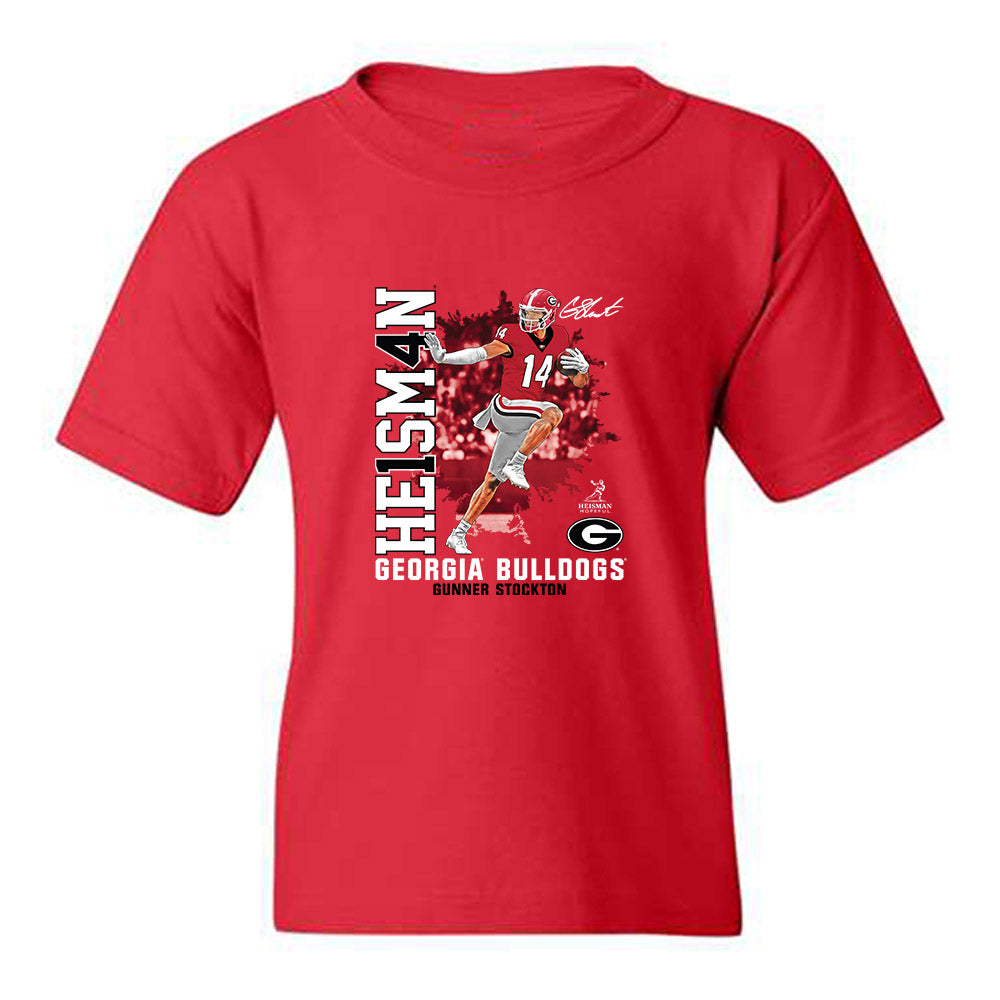 Georgia - NCAA Football : Gunner Stockton - Youth T-Shirt-0