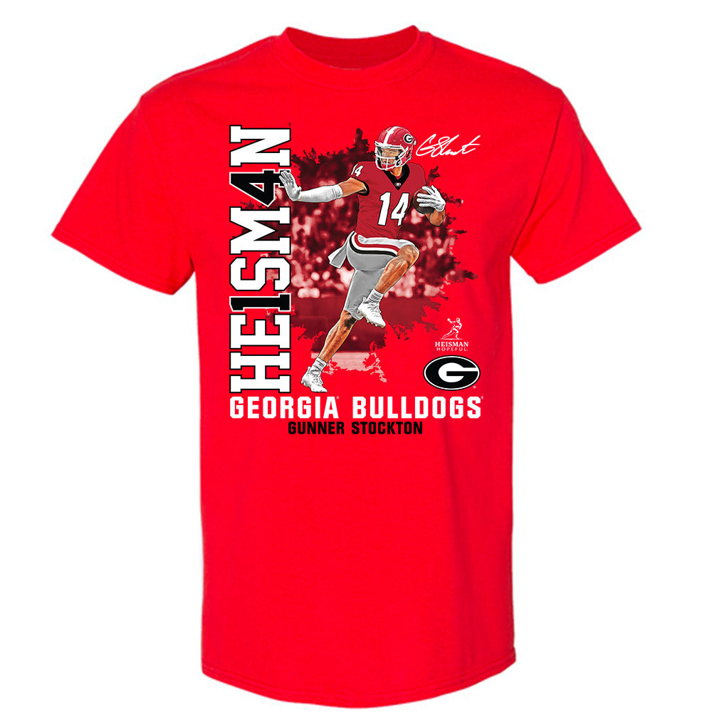 Georgia - NCAA Football : Gunner Stockton - T-Shirt-0