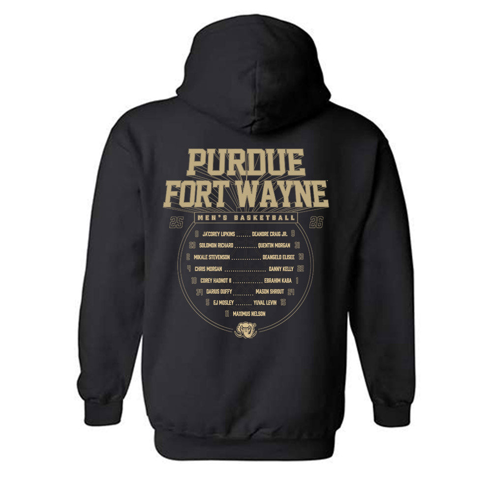 PFW - NCAA Men's Basketball : Roster Hooded Sweatshirt-1