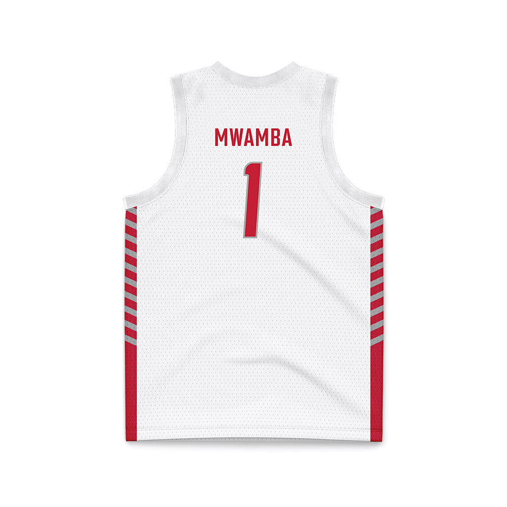 New Mexico - NCAA Women's Basketball : Lydie Mwamba - White Basketball Jersey-1