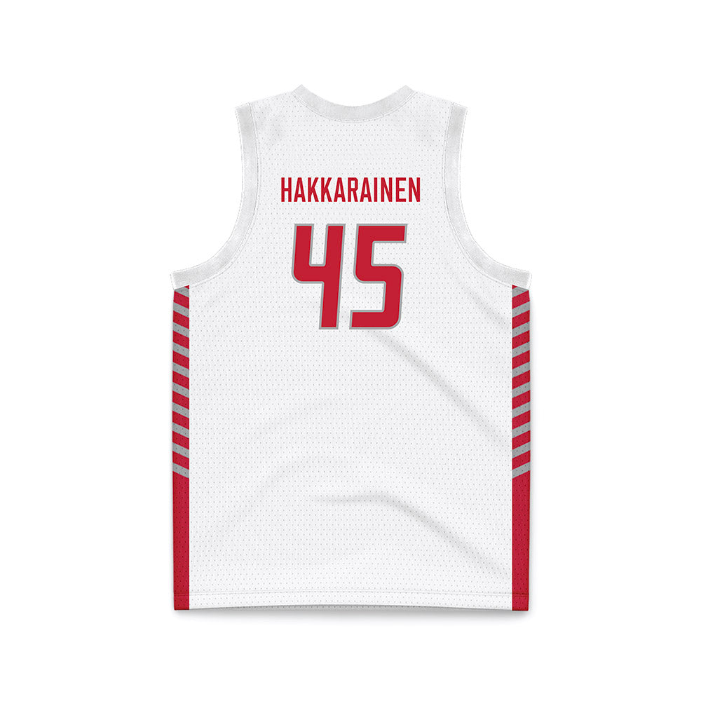 New Mexico - NCAA Women's Basketball : Lilli Hakkarainen - White Basketball Jersey-1