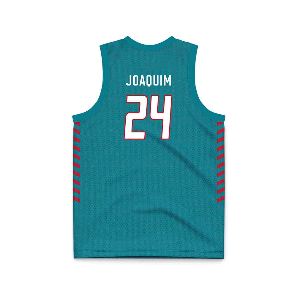 New Mexico - NCAA Women's Basketball : Jessie Joaquim - Turquoise Basketball Jersey-1