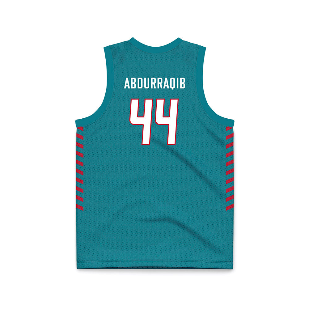 New Mexico - NCAA Women's Basketball : Laila Abdurraqib - Turquoise Basketball Jersey-1
