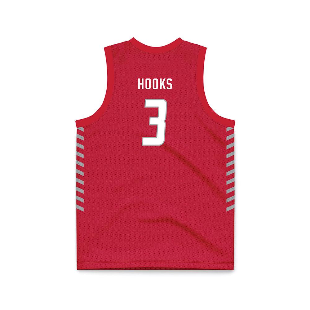 New Mexico - NCAA Women's Basketball : Destinee Hooks - Red Basketball Jersey-1