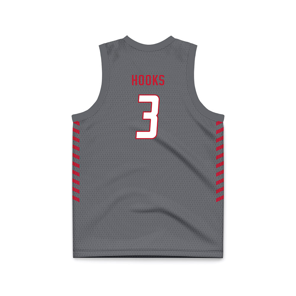 New Mexico - NCAA Women's Basketball : Destinee Hooks - Anthracite Basketball Jersey-1