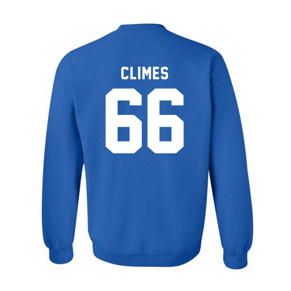 Buffalo - NCAA Football : Christopher Climes - Buffalo vs Everybody Crewneck Sweatshirt-1