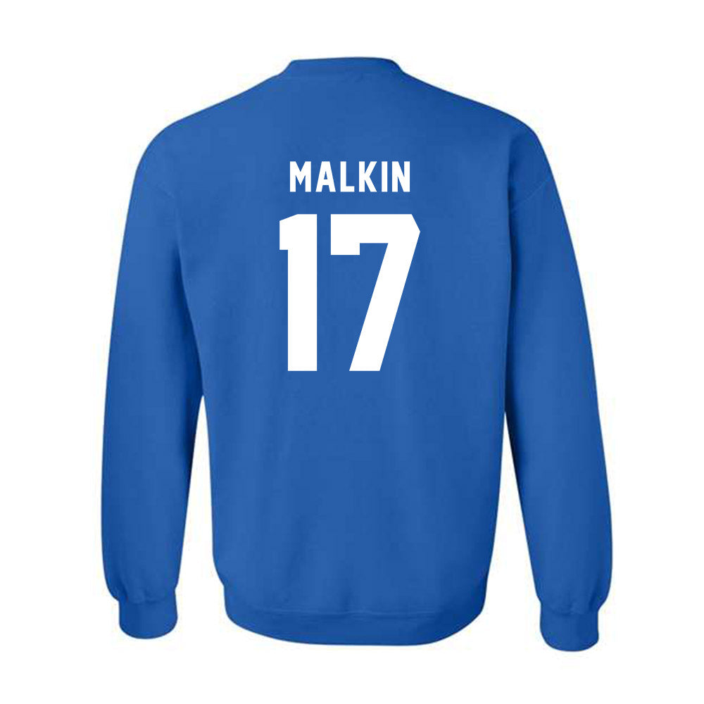Buffalo - NCAA Men's Tennis : Michail Malkin - Buffalo vs Everybody Crewneck Sweatshirt-1